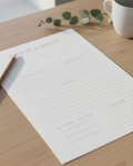 Goal at a Glance Notepad