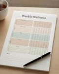 Weekly Wellness Tracker Notepad